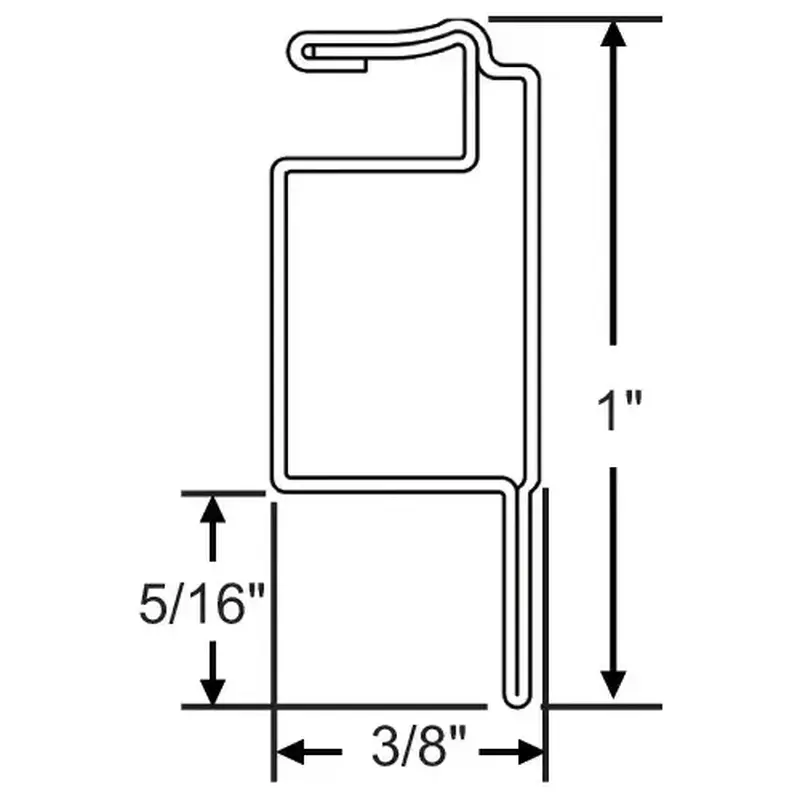 Brixwell 90H-1118 Tube 8 Ft Screen Frame White 15pc
