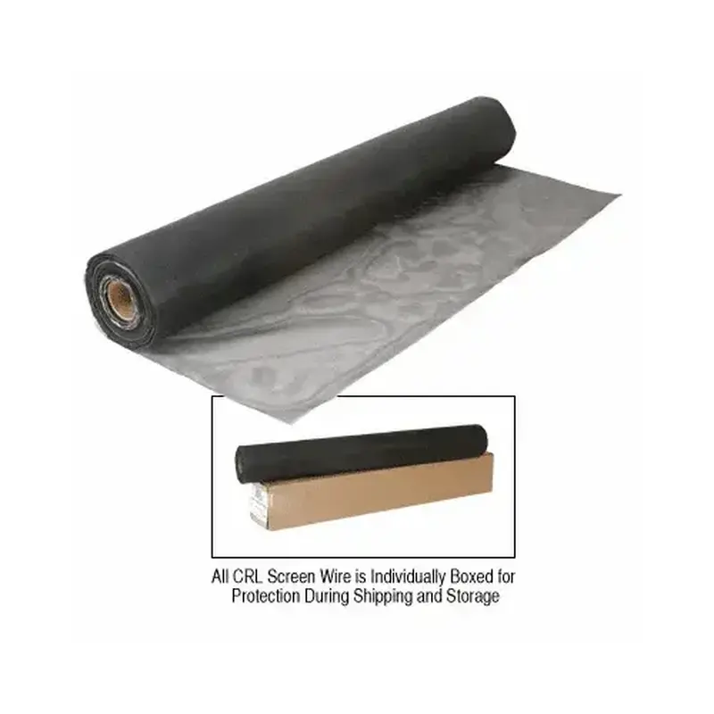 CRL VPCS60 60" Vision Perfect Charcoal Fiberglass Insect Screen - 100' Roll