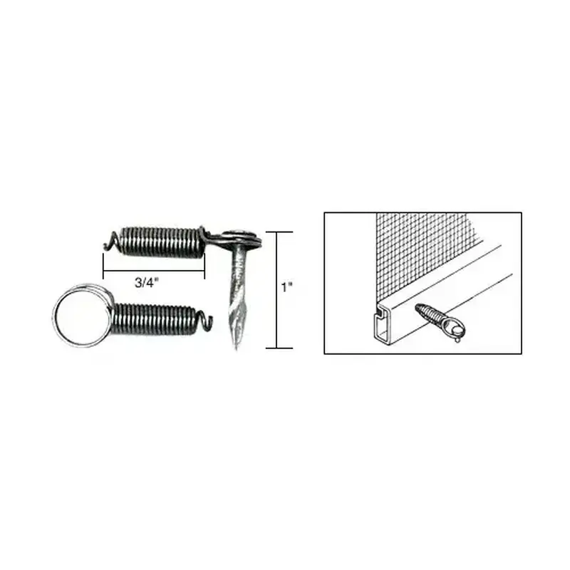 CRL WSC205M-XCP100 Spring with Nail - pack of 100