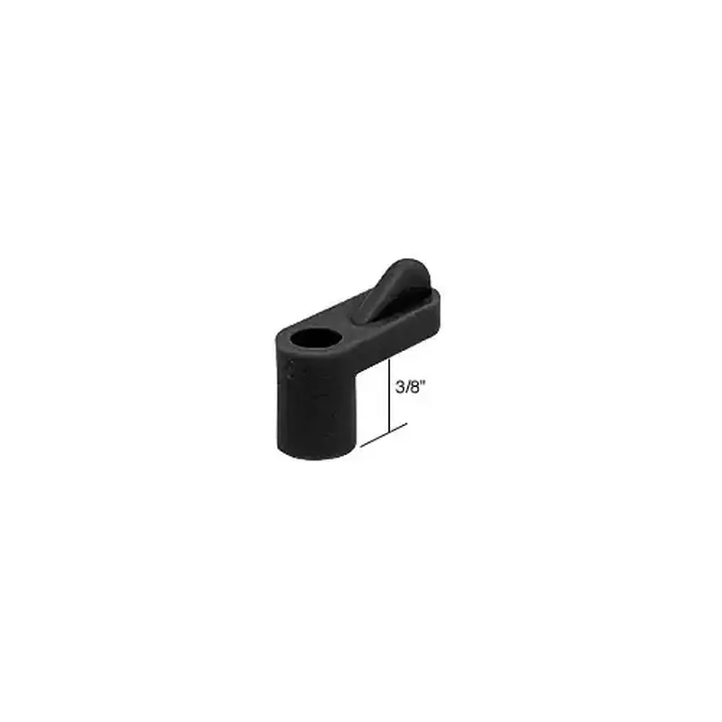 CRL WSC306BL Black 3/8" Plastic Window Screen Clips - Bulk