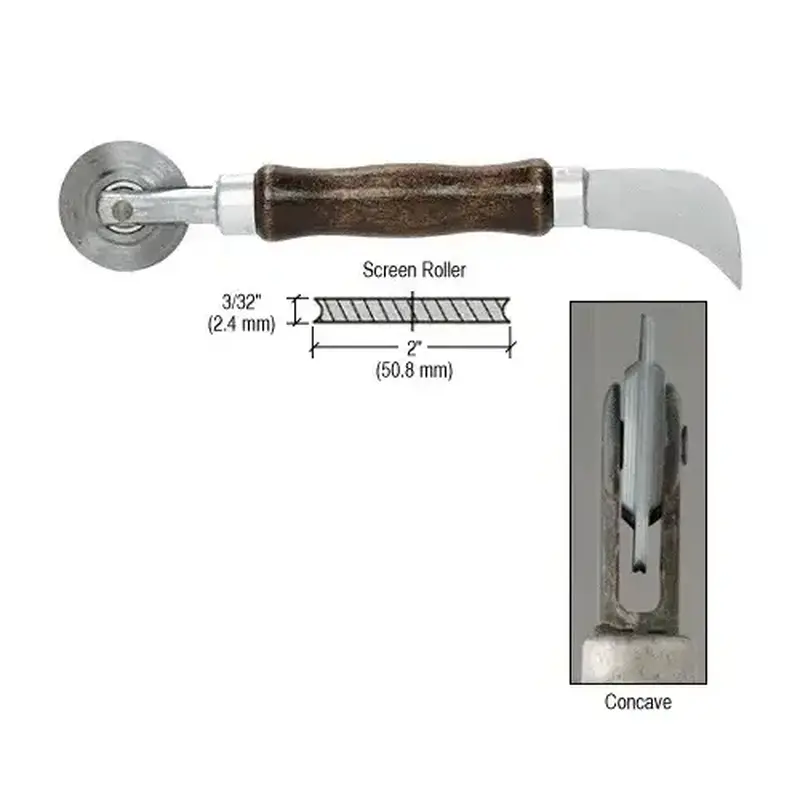 CRL K696 2" x 3/32" Steel Wheel Combo Spline Roller and Cutter