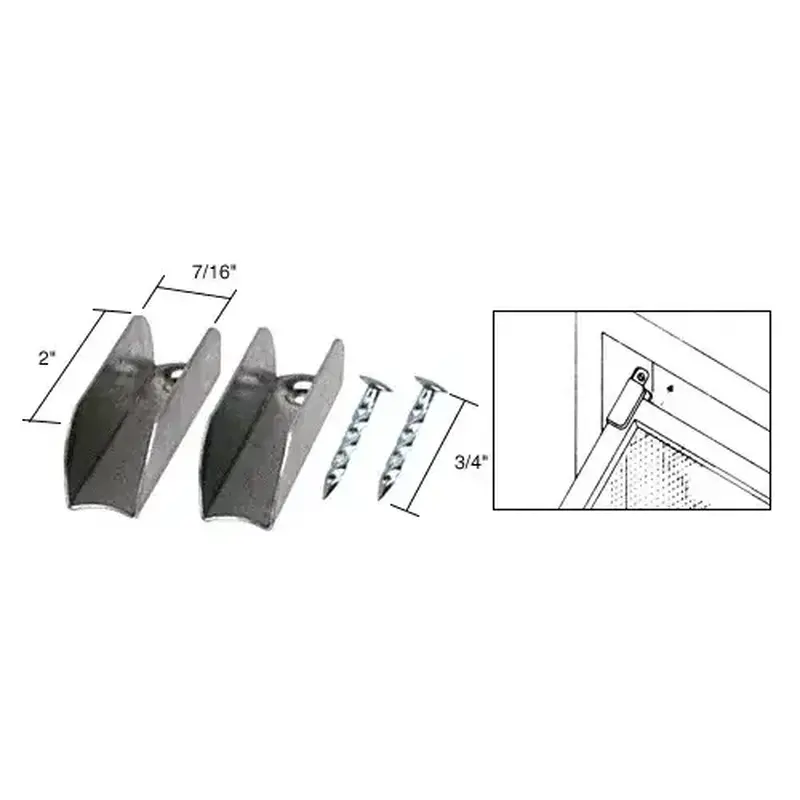 CRL L5560 Mill Jiffy Hangers with Nails - 3 Pair Per Package