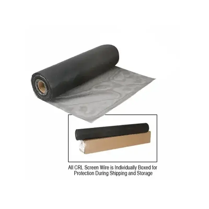 CRL VPCS24 24" Vision Perfect Charcoal Fiberglass Insect Screen - 100' Roll