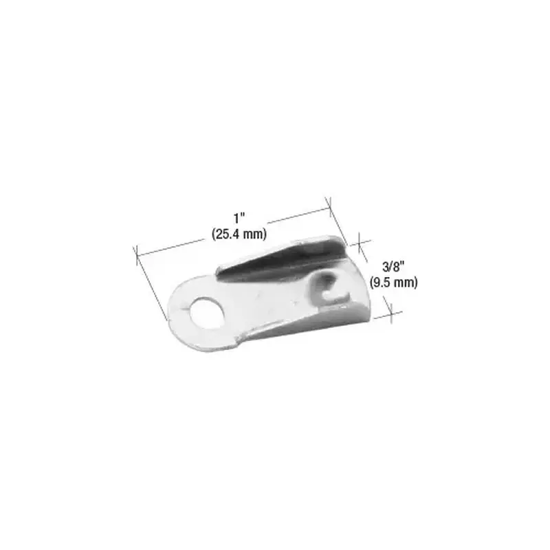 CRL WSC385-XCP100 Aluminum Flush Screen Clips - Bulk - pack of 100