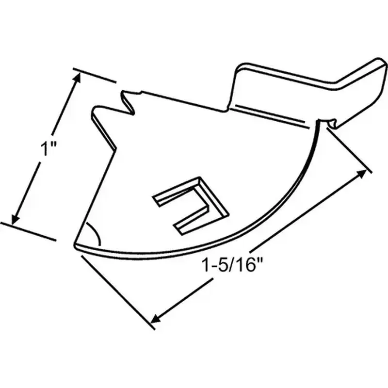 Brixwell 90-383 Knife Latch Right Hand Mill