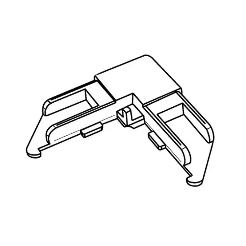 Brixwell 90-437-XCP25 Corner Key Plastic White wck 40 Wh - pack of 25