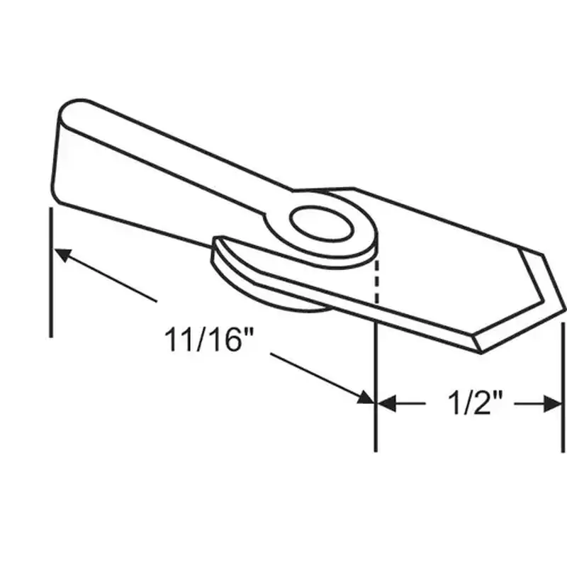 Brixwell 900-9823n Pointer Latch Natural