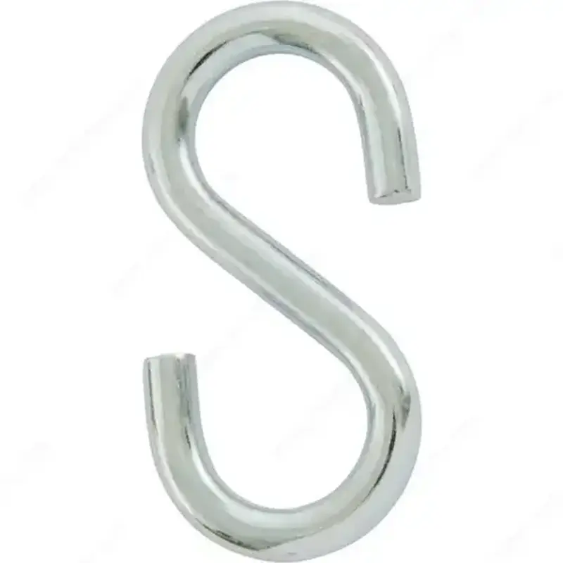 KingChain 454621-XCP6 Zinc "S" Hook - pack of 6