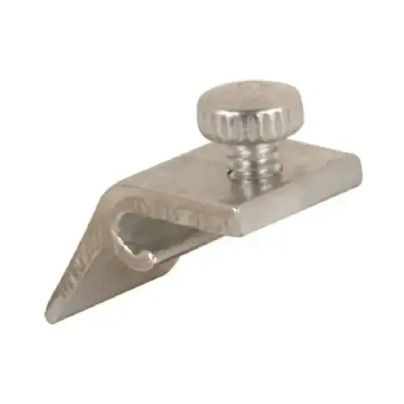 Make-2-Fit PL7949 Storm Door Panel Clip Mill Aluminum For 1/2"ch Mill