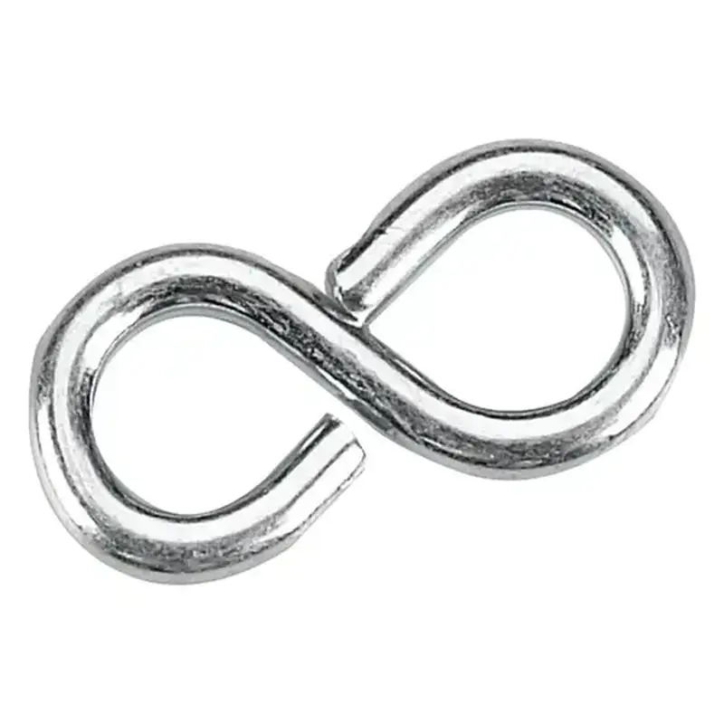 Onward 282XBC-XCP10 Closed S-Hook, 20 lb Working Load, 2.4 mm Dia Wire, Metal, Zinc - pack of 10