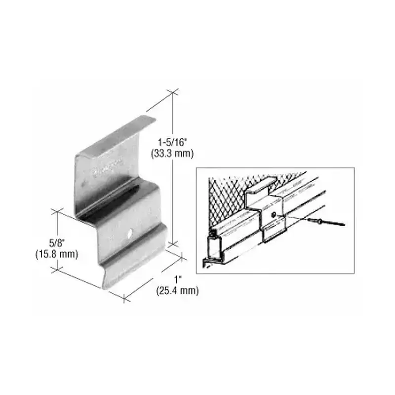CRL WSC435 Aluminum Lift Clip and Retainers - Bulk
