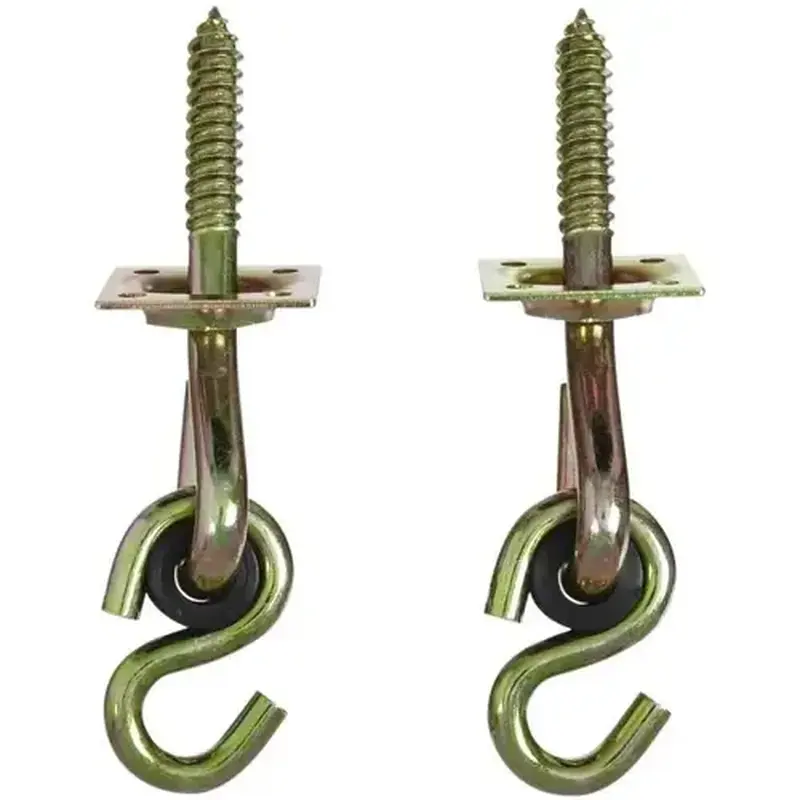 National Hardware N264069-XCP5 V2038 Swing Hook Kit Yellow Chromate Finish - pack of 5