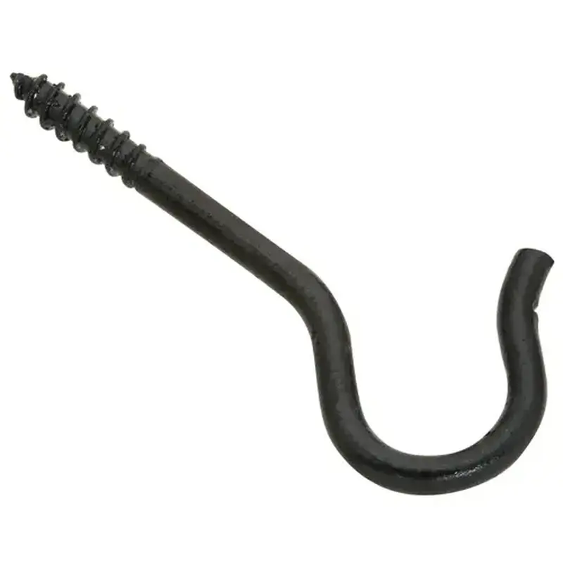 National Hardware N274944 V2666 2-1/2" Ceiling Hook Black Finish