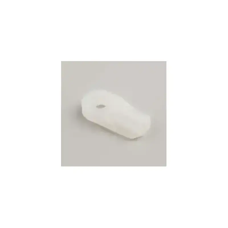 Onward 40PR Single Turn Button, Nylon, 7/8 in L x 7/16 in W x 1/8 in THICK Dimensions White