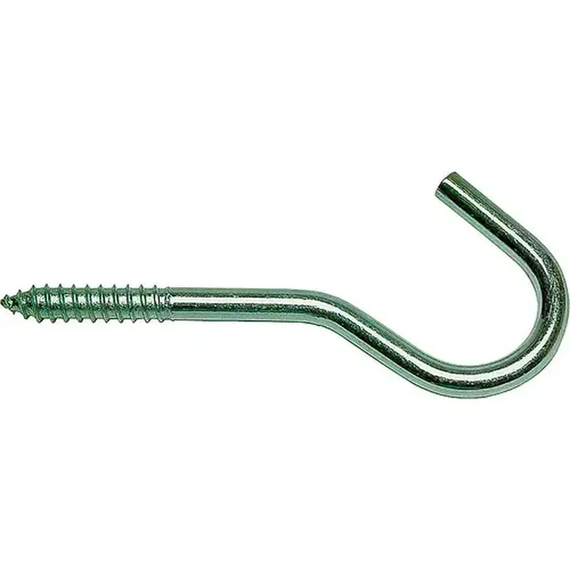 ProSource LR-308-PS Ceiling Hook, 5 lb Working Load, Steel, Silver, Zinc - pack of 8