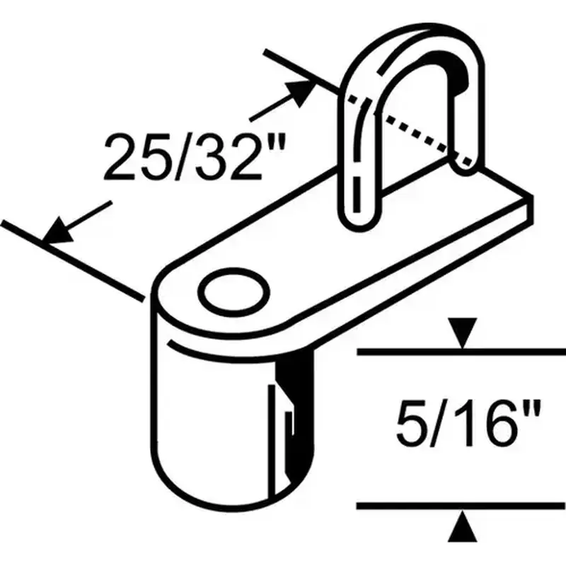 Brixwell 90-83 5/16in Die Cast Clip wsc 66