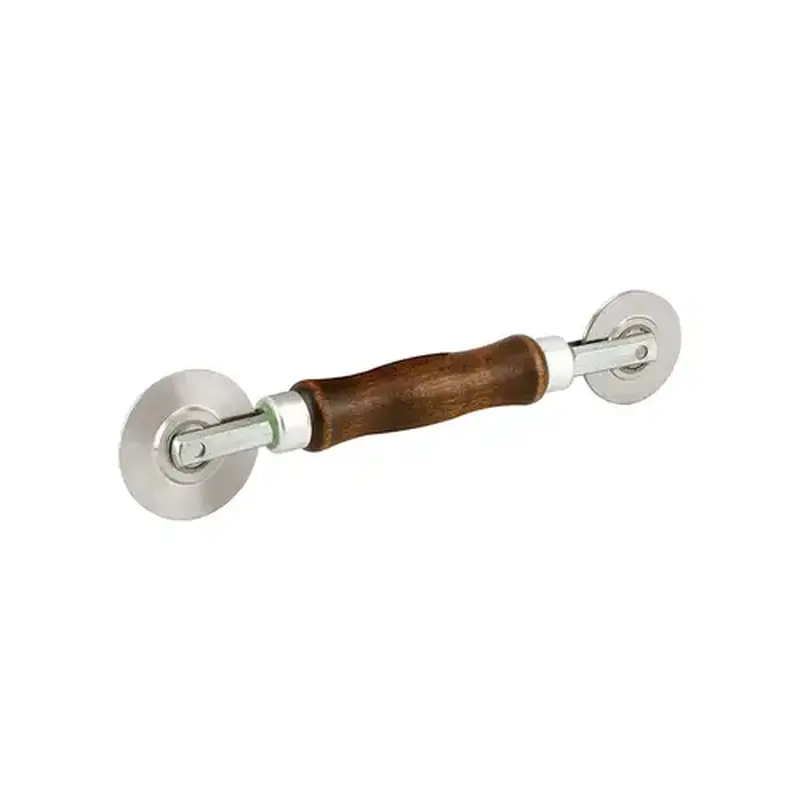 FHC P7629 2-1/2" x 2" Steel Nylon Wheel Roller With Wood Handle (Single Pack)