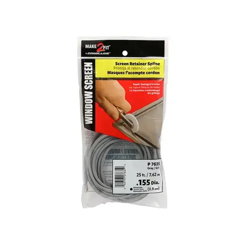 FHC P7635 Screen Retainer Spline - 0.155 In - 25 Ft. - Gray