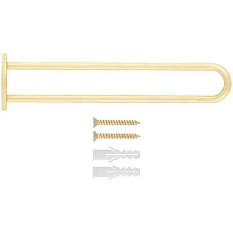 National Hardware N275-521 Plant Hanger Wall Base, Brushed Gold, 20-Lb. Load, 7 In.