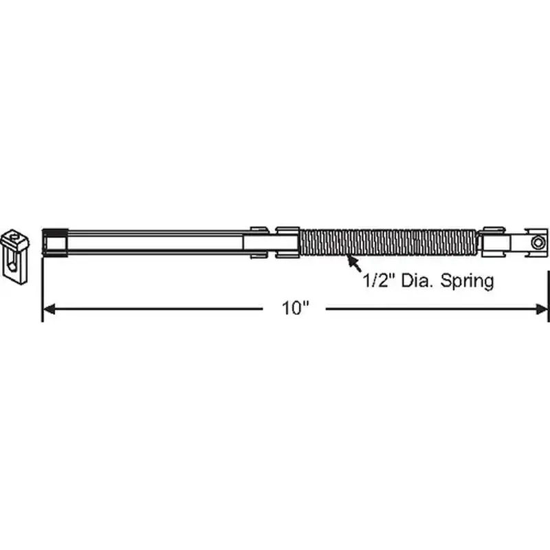 Brixwell 901-1000-5 10in Arrow Balance 900-18354 White Shoe Attd