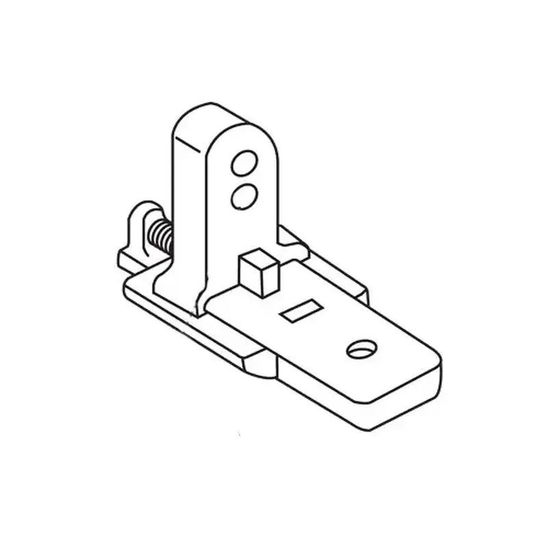 Brixwell 62-615 Use:62-610 1/4in Screw Hole Center Black