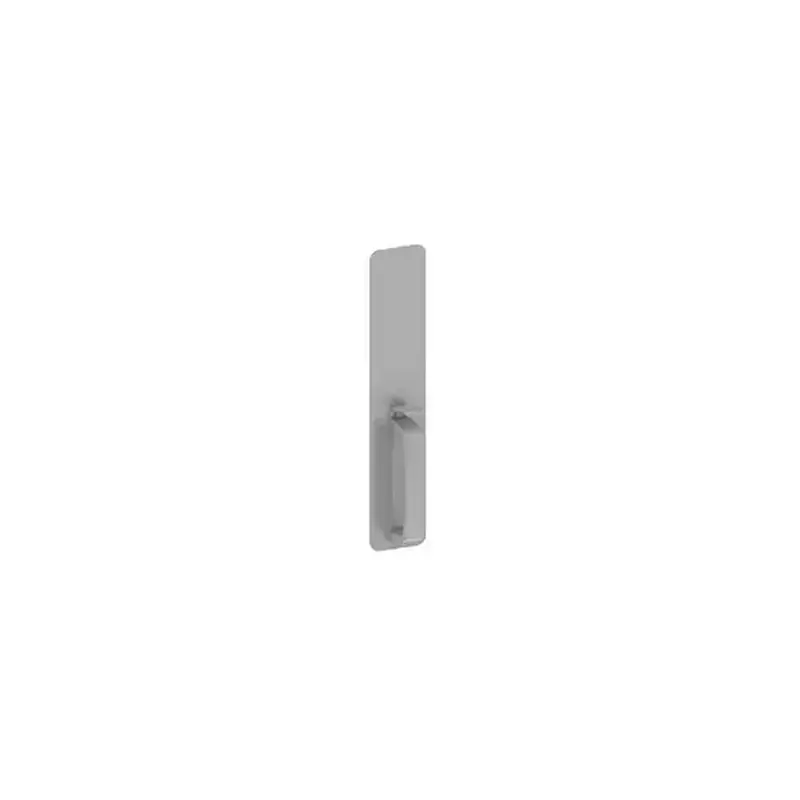 Hager 168976 47BT Left Hand Thumbpiece Passage Pull Plate Outside Exit Device Trim Satin Stainless Steel Finish