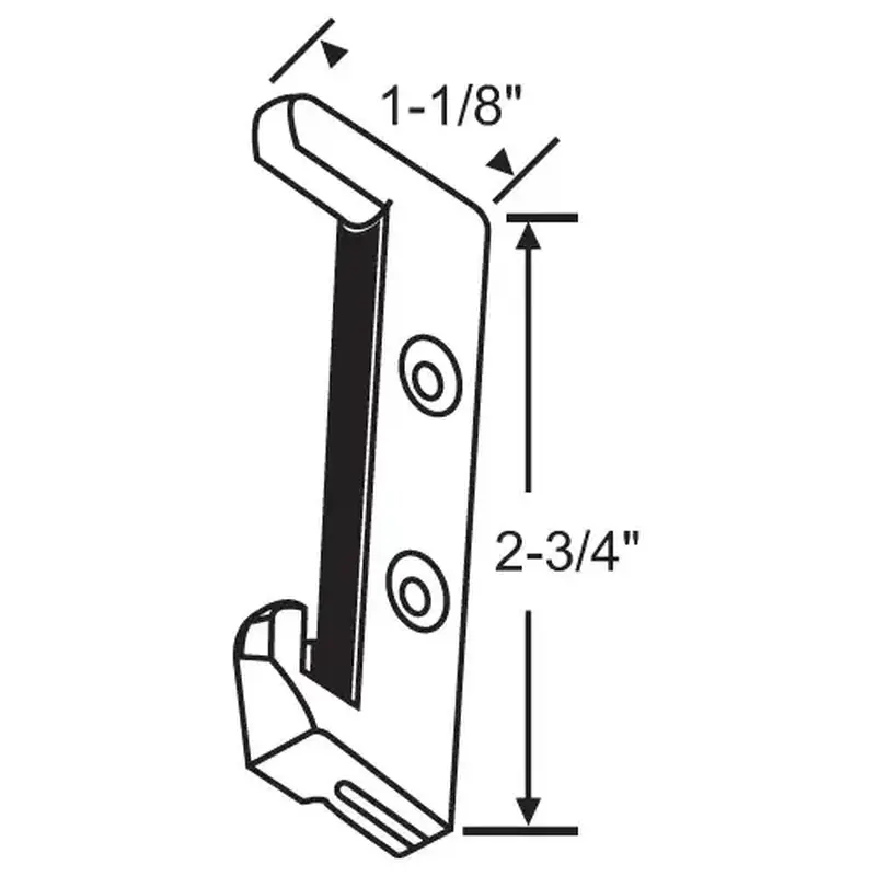 Brixwell 900-20373 Keeper for Sliding Door pdk 7 jones