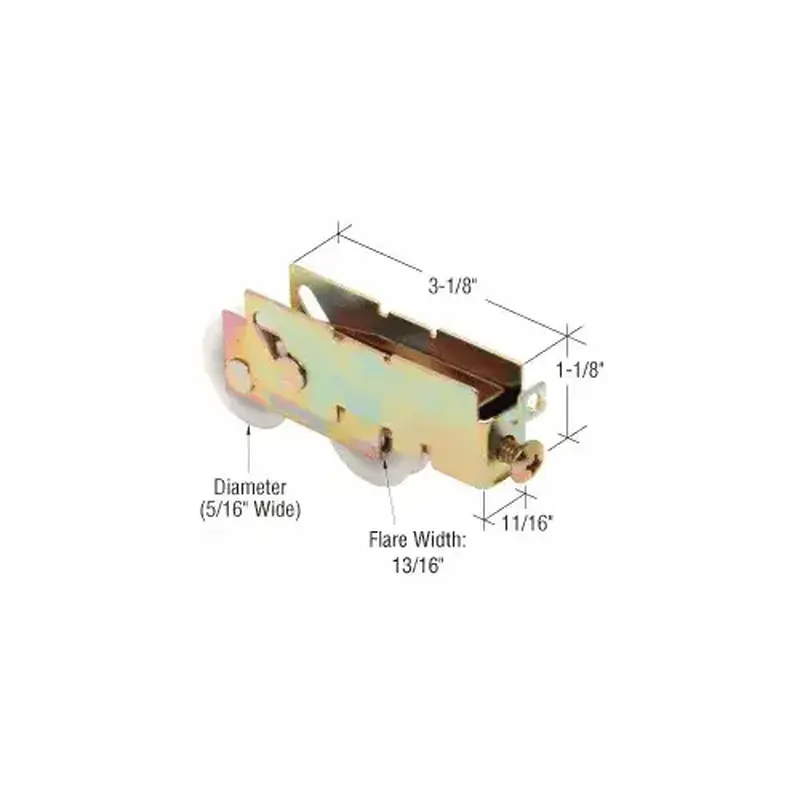 CRL D2049 1-1/4" Nylon Ball Bearing Tandem Roller