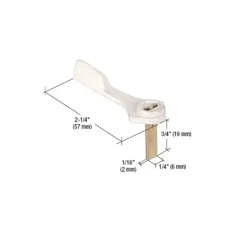 CRL E2162 White Diecast Latch Lever for C1131 Handle