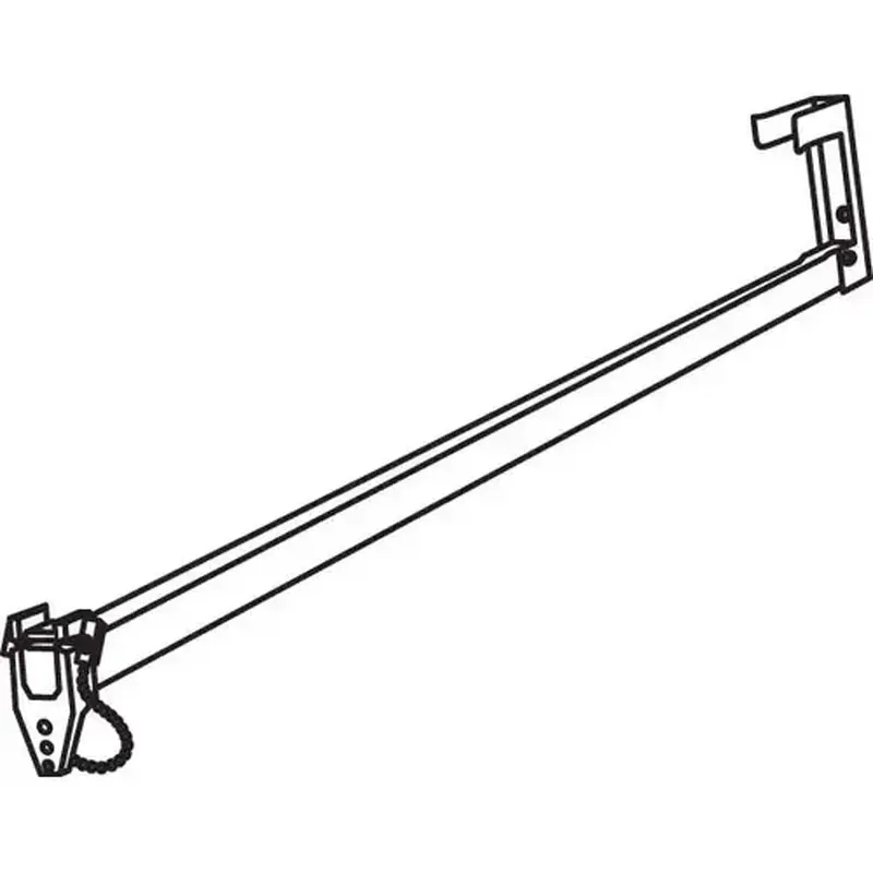 Brixwell 16-108c 48in CharleY-Bar Mill Carded security Bar Assembly retail Package