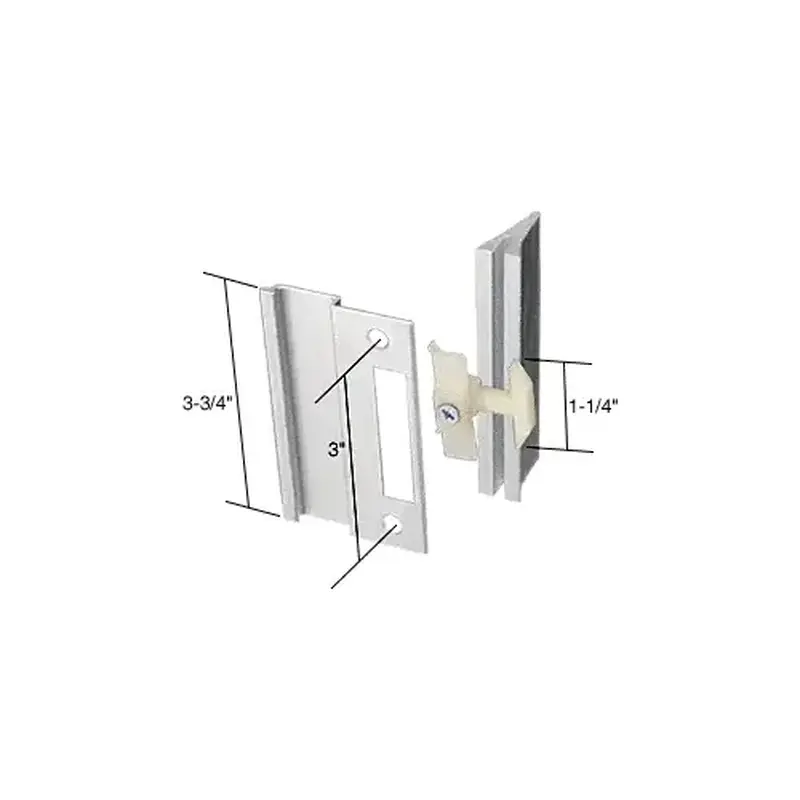 CRL A107 Sliding Screen Door Latch and Pull with 3" Screw Holes for Trimview