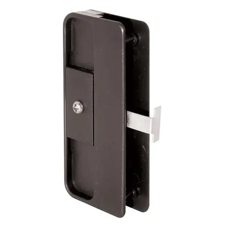 FHC A150 Screen Door Latch & Pull Mortise Style - Black Plastic