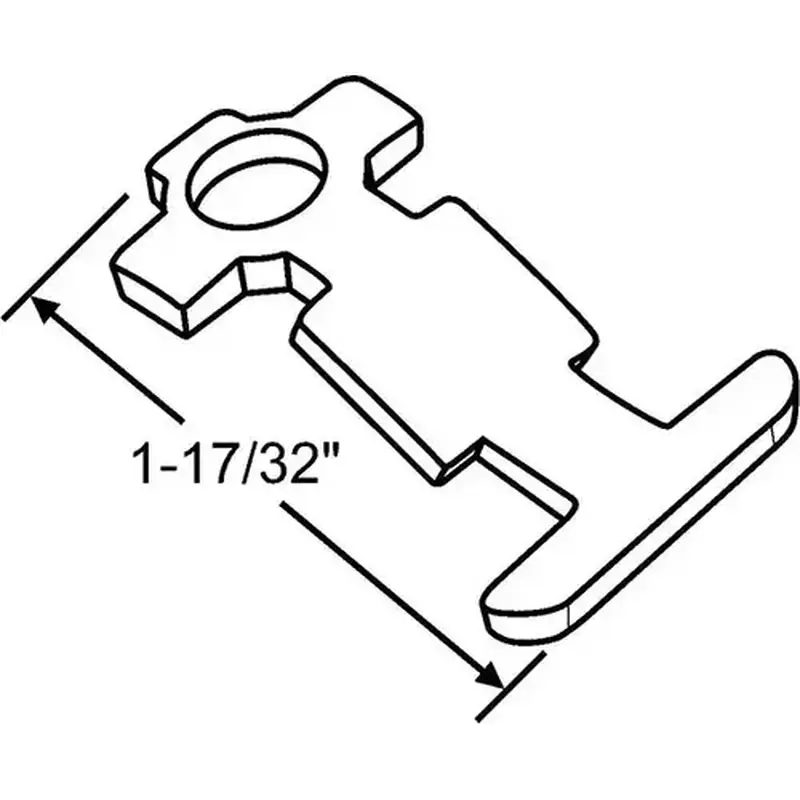 Brixwell 16-432 OFFSET STEEL CAM HOOK 3/8in OFFSET PDH231