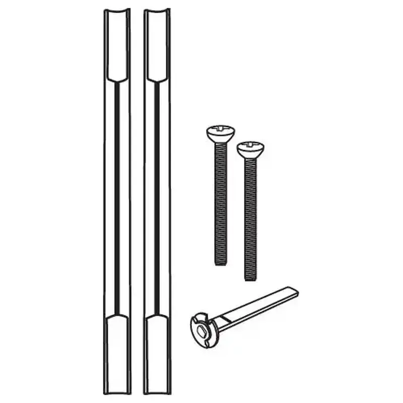 Brixwell 16-483orbz Swing Door Trim Set Adapter 2in Oil Rubbed Bronze