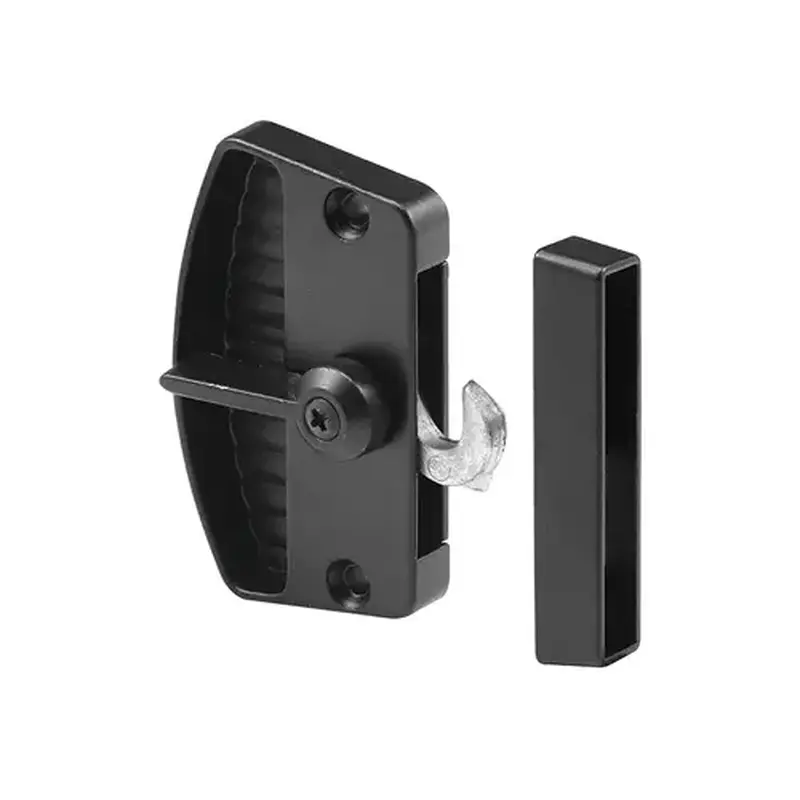 FHC A155B Screen Door Latch And Pull - Black - pack of 10