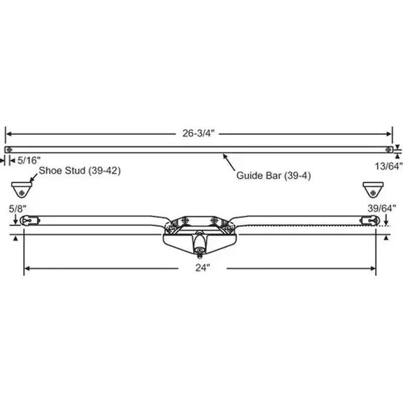 Brixwell 29-121-87 AWNING ROTO GEAR GOLD