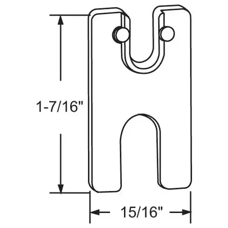 Brixwell 900-10074 PATIO SCREEN GUIDE