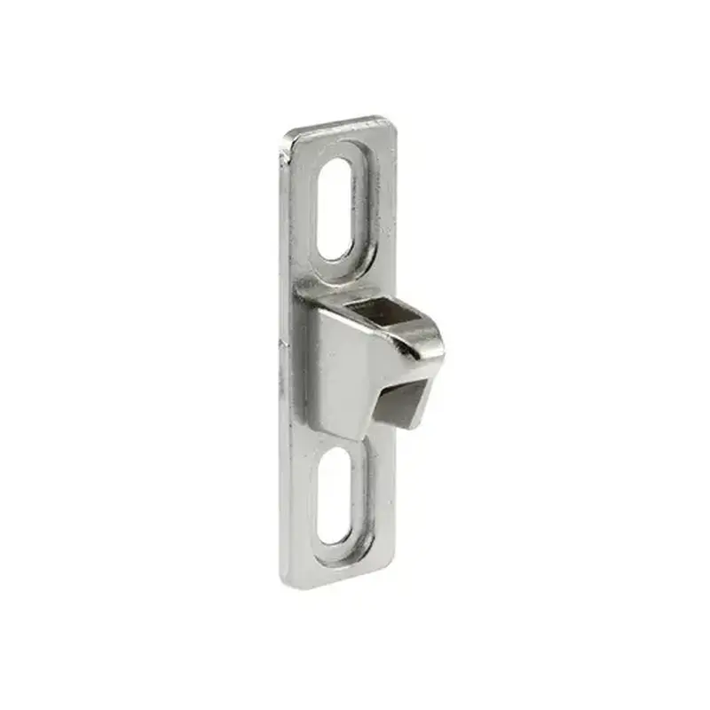 FHC E2040B Sliding Door Keeper - 3/4" Wide - Chrome Plated Diecast - pack of 2