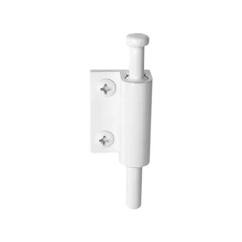 FHC S4357 Sliding Door Lock Push-Pull - White Painted