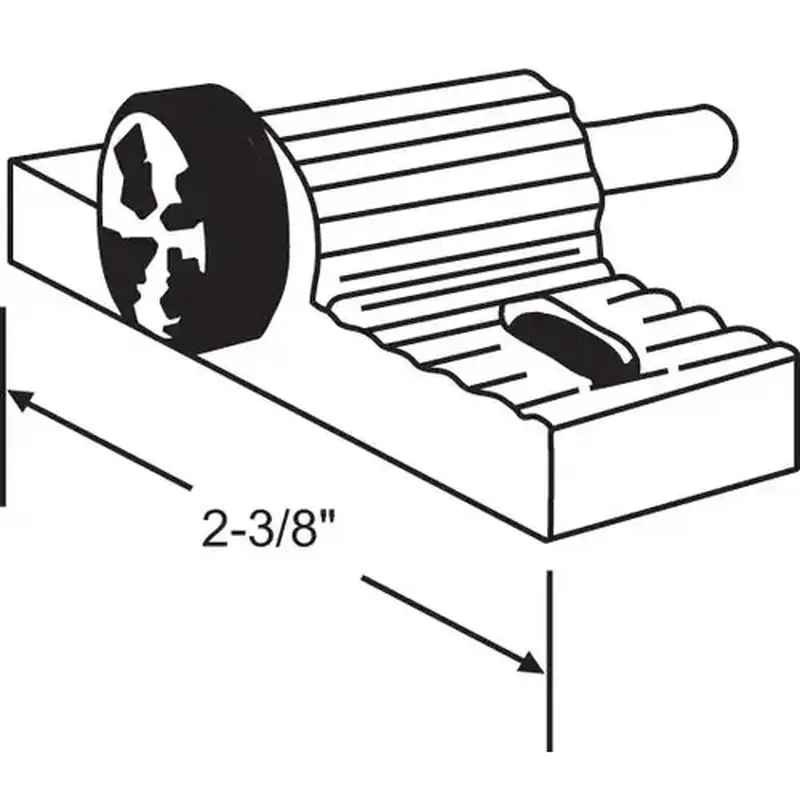 Brixwell 16-177 Patio Door Lock Aluminum