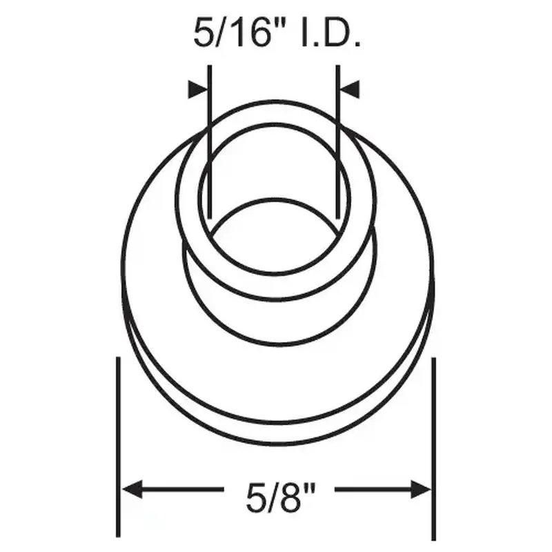 Brixwell 900-20934-XCP25 Nylon Bushing wpa151 - pack of 25