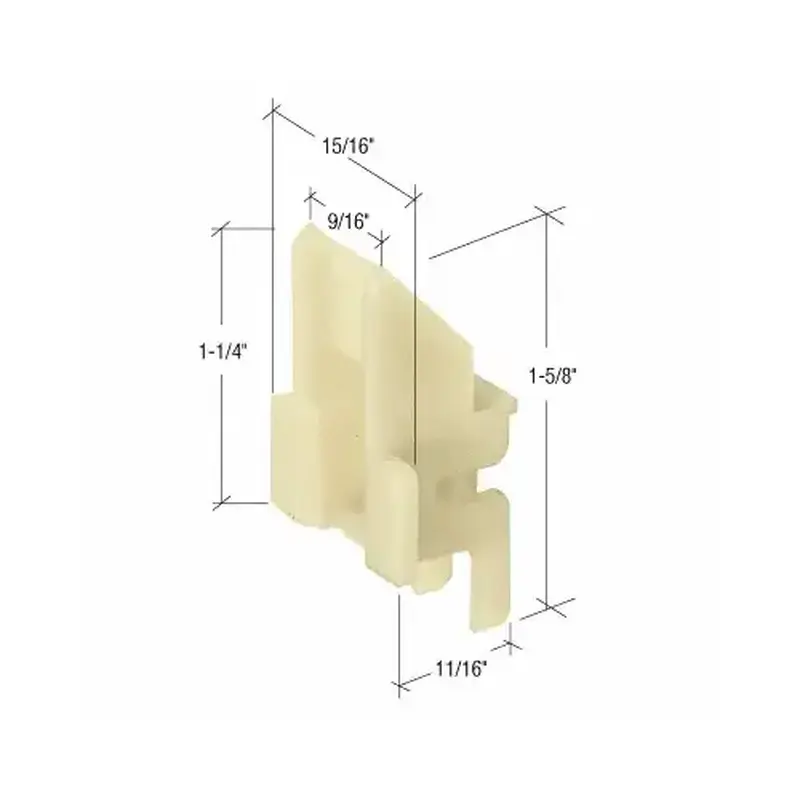 CRL FS101B Window Channel Balance Top Guides - Bulk White - pack of 50