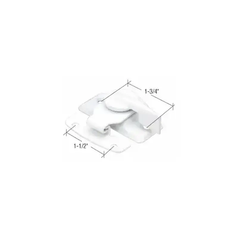 Prime-Line F2618 White Window Sash Lock with 1-7/8" Screw Holes