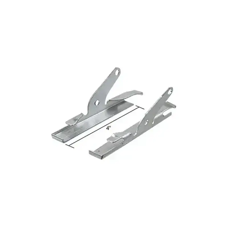 CRL WCM100 4" Jalousie Louver Window Glass Clip for Pan Am, Look - pack of 2