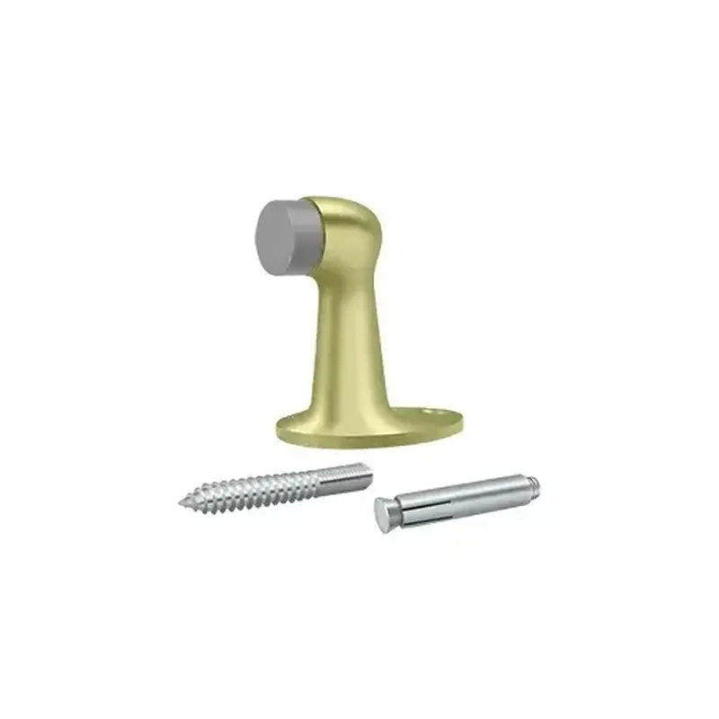 Deltana FDB278U3-UNL Floor Door Bumper 2-7/8", Solid Brass in Unlacquered Brass