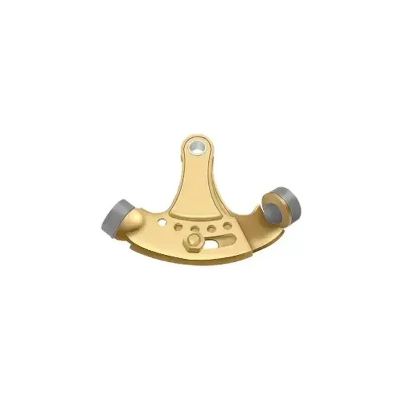 Deltana HPA69CR003 Hinge Pin Stop, Hinge Mounted, Adjustable in PVD Polished Brass