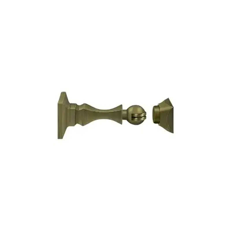 Deltana MDH35U5 Magnetic Door Holder 3-1/2" in Antique Brass