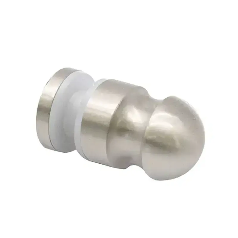 FHC DKM01BN Mini shower Door Knob - Brushed Nickel