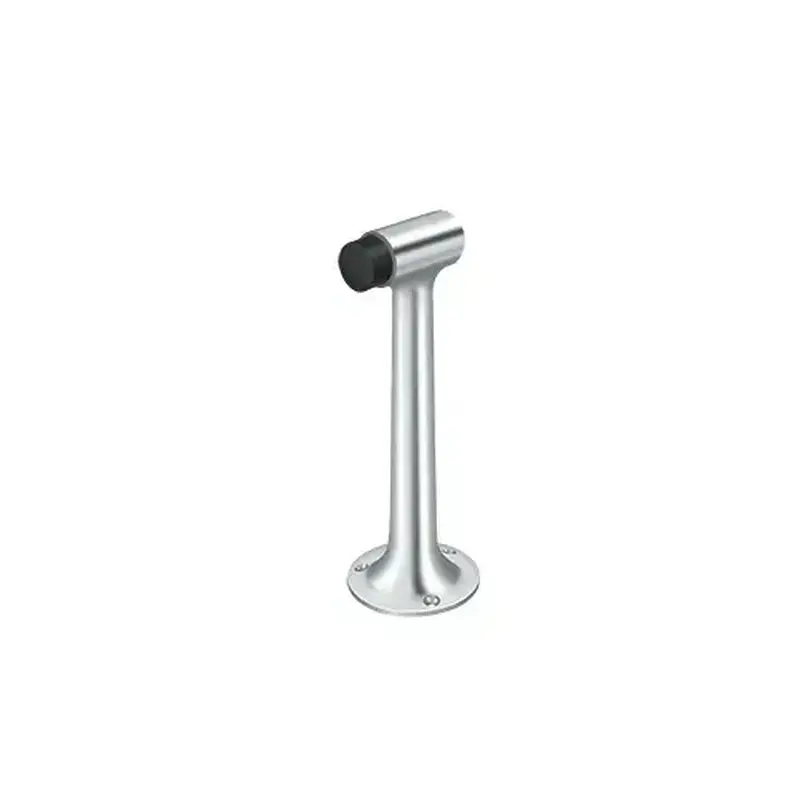 Deltana DSF800U26 Floor Mount, 8" Bumper, HD, Solid Brass in Polished Chrome