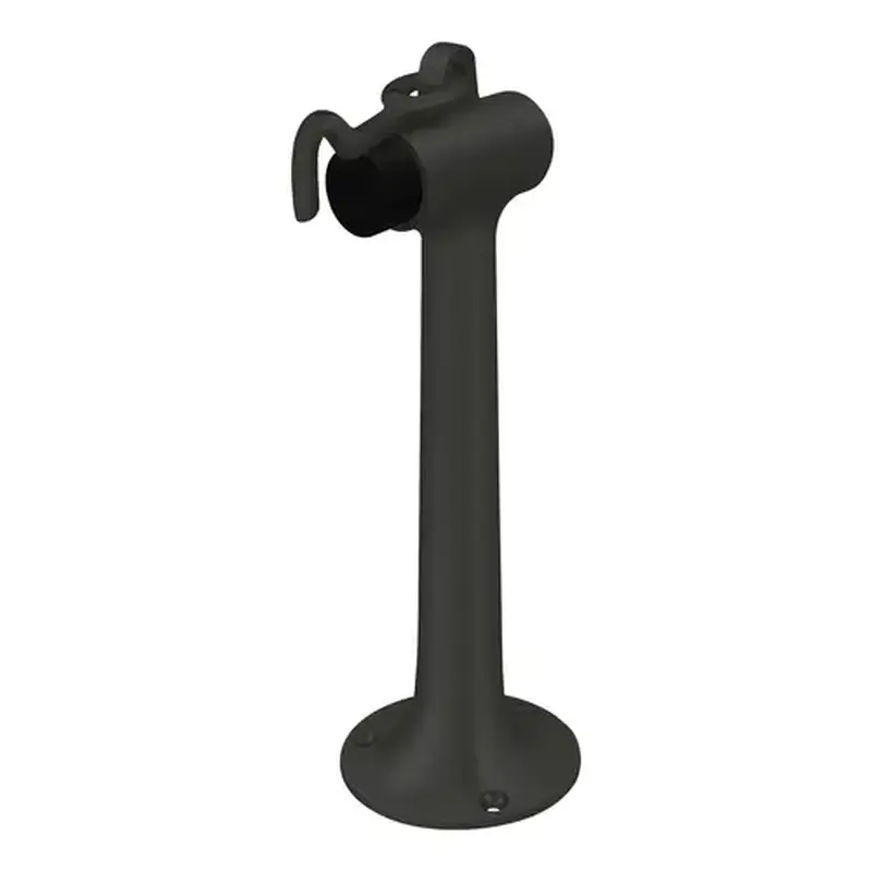 Deltana DSF830U19 Floor Mount, 8" Bumper w/ Hook in Paint Black